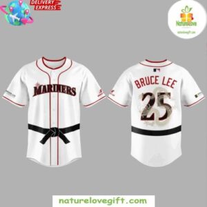 Seattle Mariners x Bruce Lee Dragon Legacy Limited Edition Jersey InspirDG 2