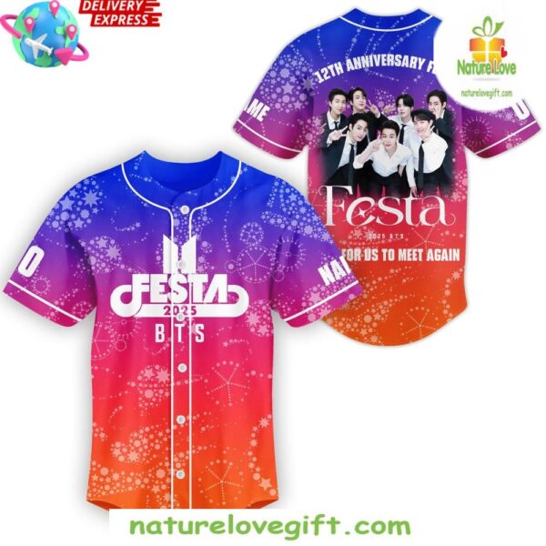 BTS Festa 2025 Concert Jersey Special Edition