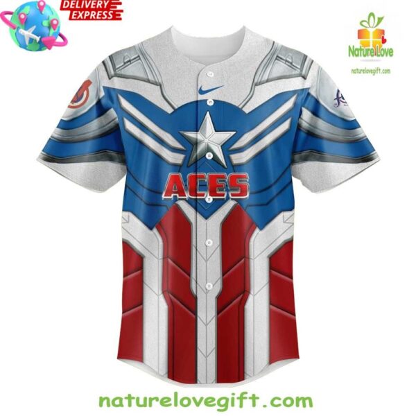 Captain America Reno Aces Limited Edition Baseball Jersey