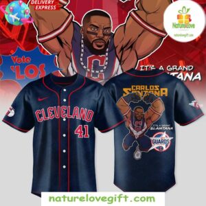 Carlos Santana Guardians All-Star Baseball Jersey Power Edition