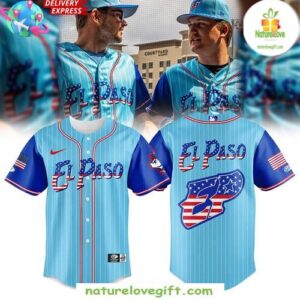 Chihuahuas 2025 Independence Day Baseball Jersey El Paso