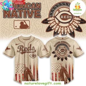 Cincinnati Reds 2025 Heritage Jersey Native American Honor