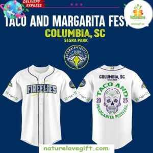 Columbia Fireflies Taco Margarita Festival Baseball Jersey
