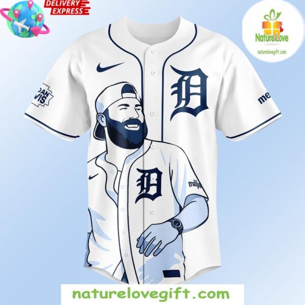 Detroit Tigers Jordan Davis Baseball Jersey Music Collab