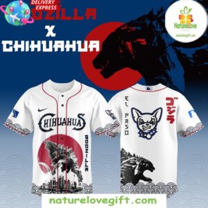 Godzilla Night 2025 El Paso Chihuahuas Baseball Jersey