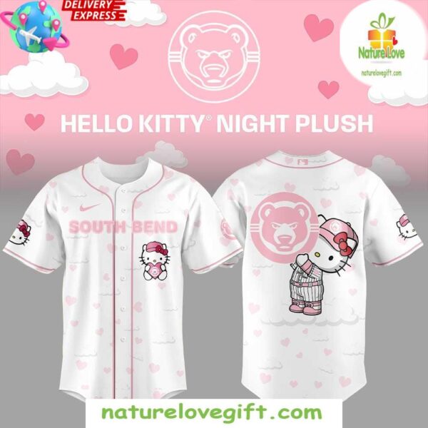 Hello Kitty Night 2025 South Bend Cubs Baseball Jersey