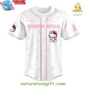 South Bend Cubs Hello Kitty Night 2025 Baseball Jersey InspirDG 2