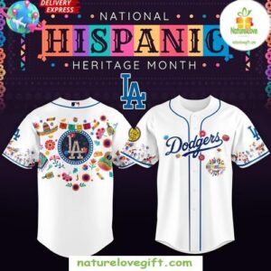 Los Angeles Dodgers 2025 Hispanic Heritage Month Baseball Jersey