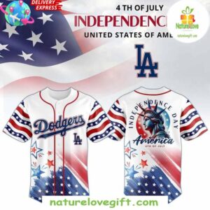 Los Angeles Dodgers 2025 Independence Day Baseball Jersey