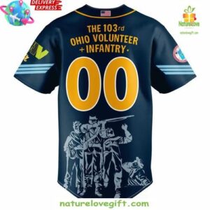 Lake Erie Crushers Military Appreciation Baseball Jersey InspirDG 3