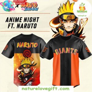 Naruto San Francisco Giants 2025 Baseball Jersey Night Edition