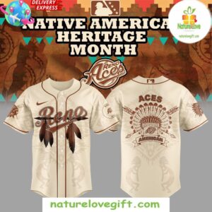 Native American Heritage Month 2025 Reno Aces Baseball Jersey