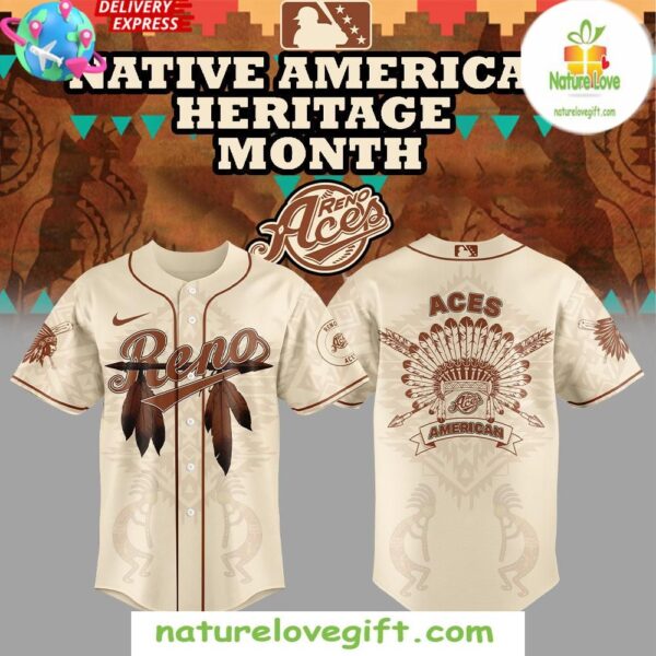 Native American Heritage Month 2025 Reno Aces Baseball Jersey