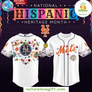 New York Mets 2025 Hispanic Heritage Month Baseball Jersey