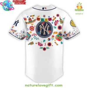 New York Yankess National Hispanic Heritage Month 2025 Baseball Jersey InspirDG 3