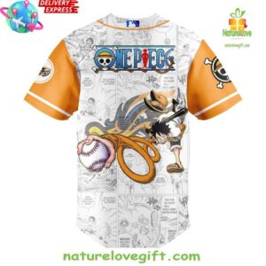 Akron RubberDucks x One Piece Night Game 2025 Baseball Jersey InspirDG 3