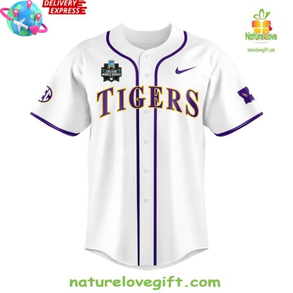 OSU Tigers Baseball Jersey Omaha Mens College World Series