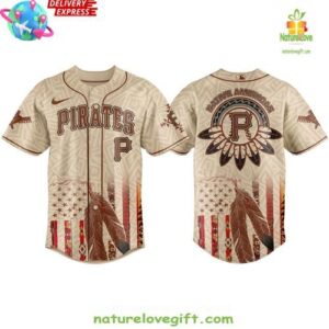 Pittsburgh Pirates Native American Heritage Honor 2025 Edition Baseball Jersey InspirDG 2