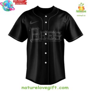 Salt Lake Bees Back In Black 2025 Special Edition Baseball Jersey InspirDG 2