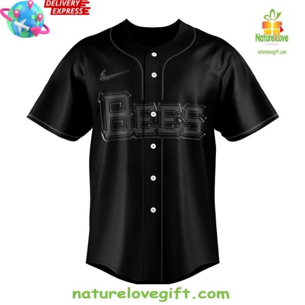 Salt Lake Bees 2025 Back In Black Baseball Jersey Special Edition