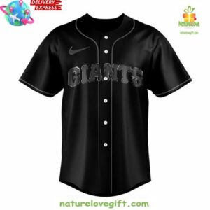 San Francisco Giants Shadow City Blackout Baseball Jersey InspirDG 2