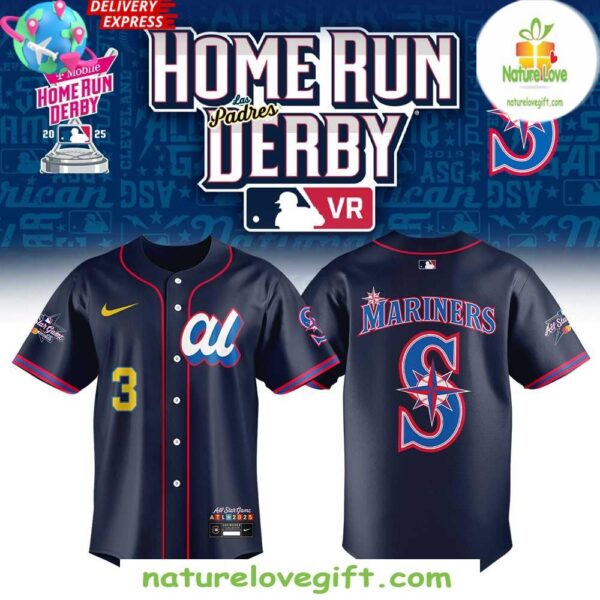 Seattle Mariners 2025 Home Run Derby Jersey Baseball Shirt