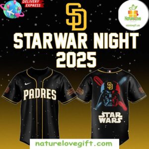 Star Wars Padres 2025 Baseball Jersey San Diego Night