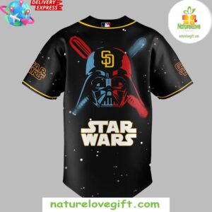 San Diego Padres x Star Wars Night 2025 Baseball Jersey InspirDG 3
