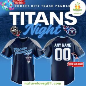 Tennessee Titans Trash Panda Night Edition Baseball Jersey