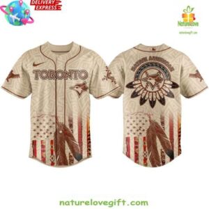 Toronto Blue Jays Native American Heritage Honor 2025 Edition Baseball Jersey InspirDG 2
