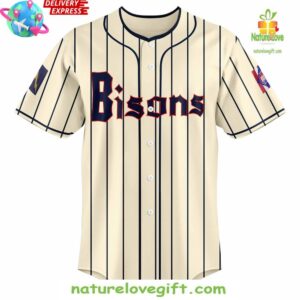 Buffalo Bisons Vintage Movie Night Baseball Jersey InspirDG 2