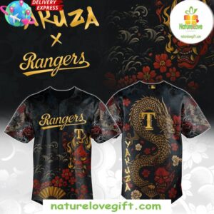 Yakuza Texas Rangers Baseball Jersey Limited Edition