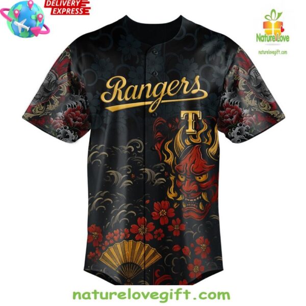 Yakuza Texas Rangers Baseball Jersey Limited Edition