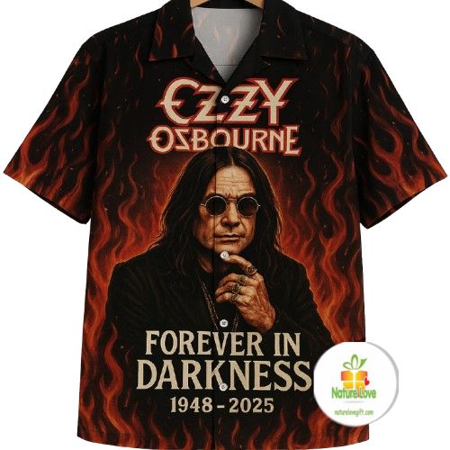 Ozzy Osbourne Hawaiian Shirt Forever In Darkness Rip Shirt
