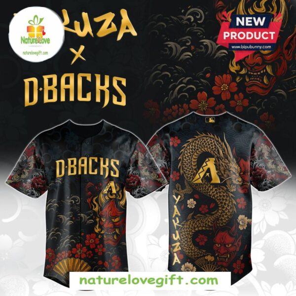 Arizona Diamondbacks MLB Yakuza Bloodline Baseball Jersey