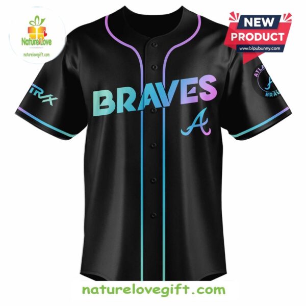 Atlanta Braves MLB KPop Demon Hunters Baseball Jersey
