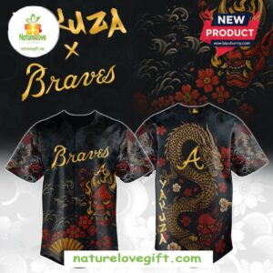Atlanta Braves MLB Yakuza Bloodline Baseball Jersey