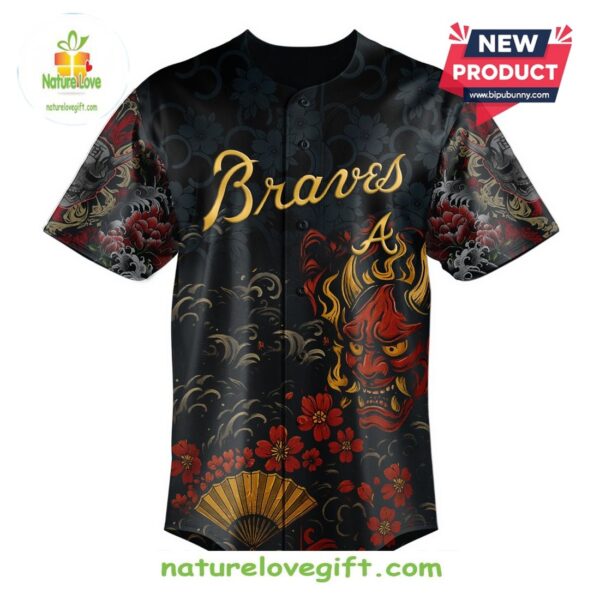 Atlanta Braves MLB Yakuza Bloodline Baseball Jersey