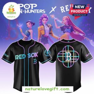 Boston Red Sox MLB KPop Demon Hunters Baseball Jersey
