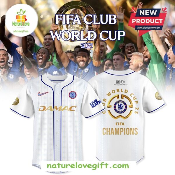 Chelsea FIFA Club World Cup Champions 2025 White Jersey