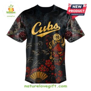 Chicago Cubs MLB x Yakuza Bloodline Baseball Jersey 2