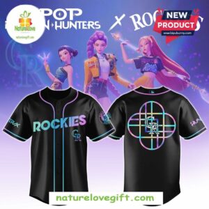 Colorado Rockies MLB KPop Demon Hunters Baseball Jersey