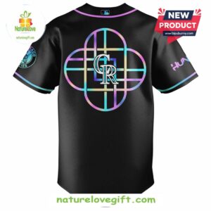 Colorado Rockies MLB x KPop Demon Hunters Baseball Jersey 3