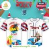 Detroit Tigers MLB Christmas July Santa 2025 Baseball Jersey