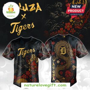 Detroit Tigers MLB Yakuza Bloodline Baseball Jersey