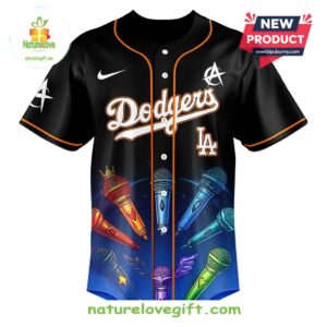 Dodgers MLB x ATEEZ 2025 World Tour Baseball Jersey 2