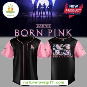 LA Dodgers Blackpink World Tour Baseball Jersey 2025