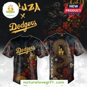 Los Angeles Dodgers MLB Yakuza Bloodline Baseball Jersey