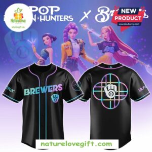 Milwaukee Brewers MLB KPop Demon Hunters Baseball Jersey