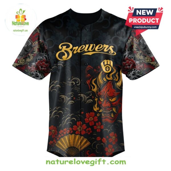 Milwaukee Brewers MLB Yakuza Bloodline Baseball Jersey